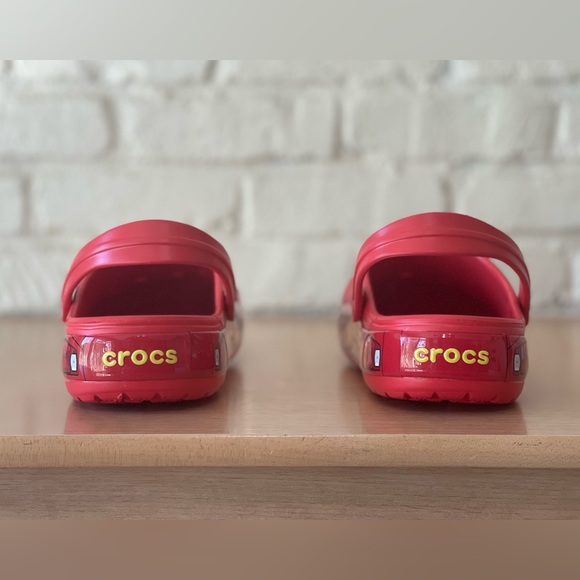 Crocs Classics Clog Lightning McQueen Disney Cars Men Size 11 205759-610 Comfort main image 8